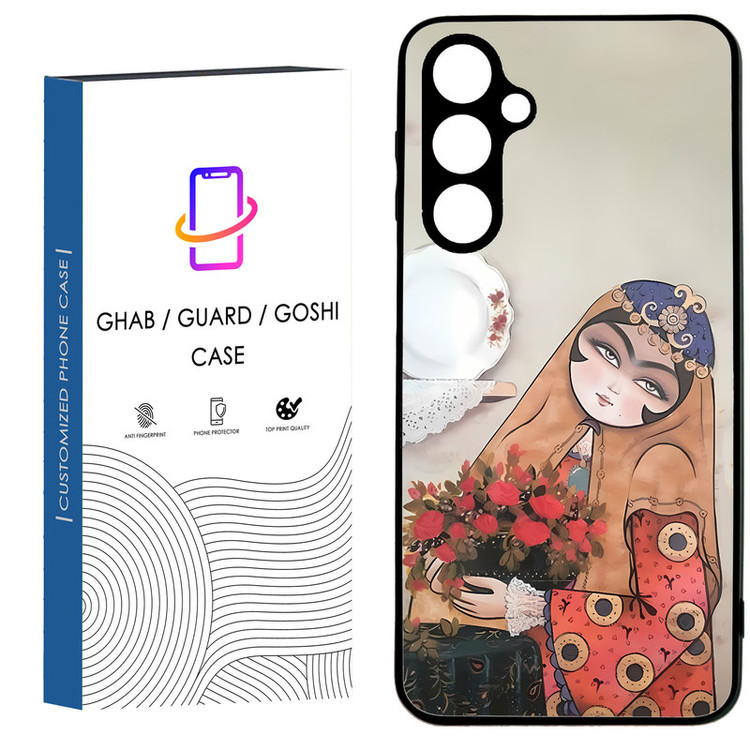 کاور قاب گارد گوشی طرح دخترانه کد 122 - TPU مناسب برای گوشی موبایل سامسونگ Galaxy A34