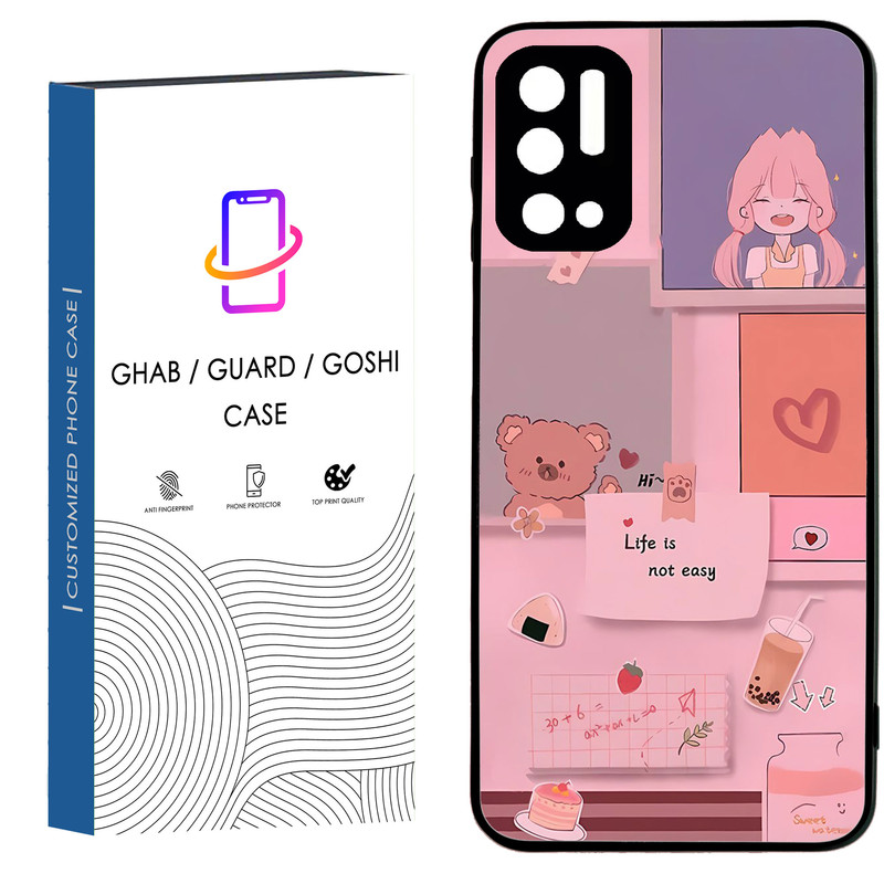 کاور قاب گارد گوشی طرح دخترانه کد 15 - TPU مناسب برای گوشی موبایل شیائومی Redmi Note 10 5G