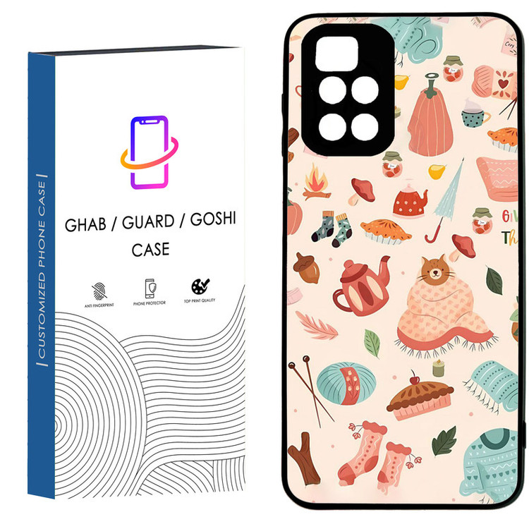 کاور قاب گارد گوشی طرح دخترانه کد 100 - TPU مناسب برای گوشی موبایل شیائومی Redmi Redmi 10 4G