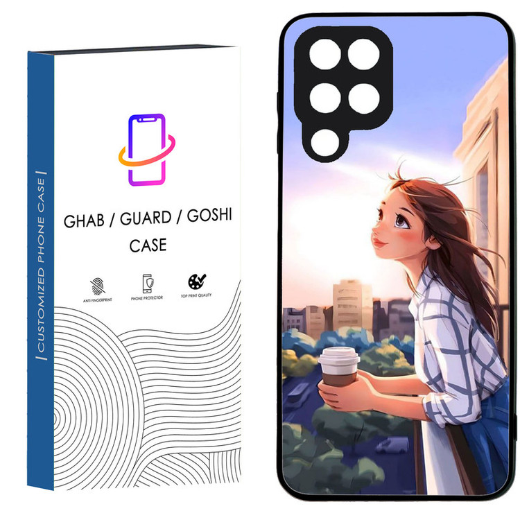 کاور قاب گارد گوشی طرح دخترانه کد 87 - TPU مناسب برای گوشی موبایل سامسونگ Galaxy A22 4G