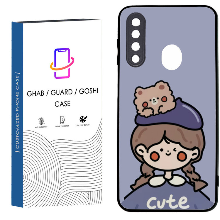 کاور قاب گارد گوشی طرح دخترانه کد 51 - TPU مناسب برای گوشی موبایل سامسونگ Galaxy A20S