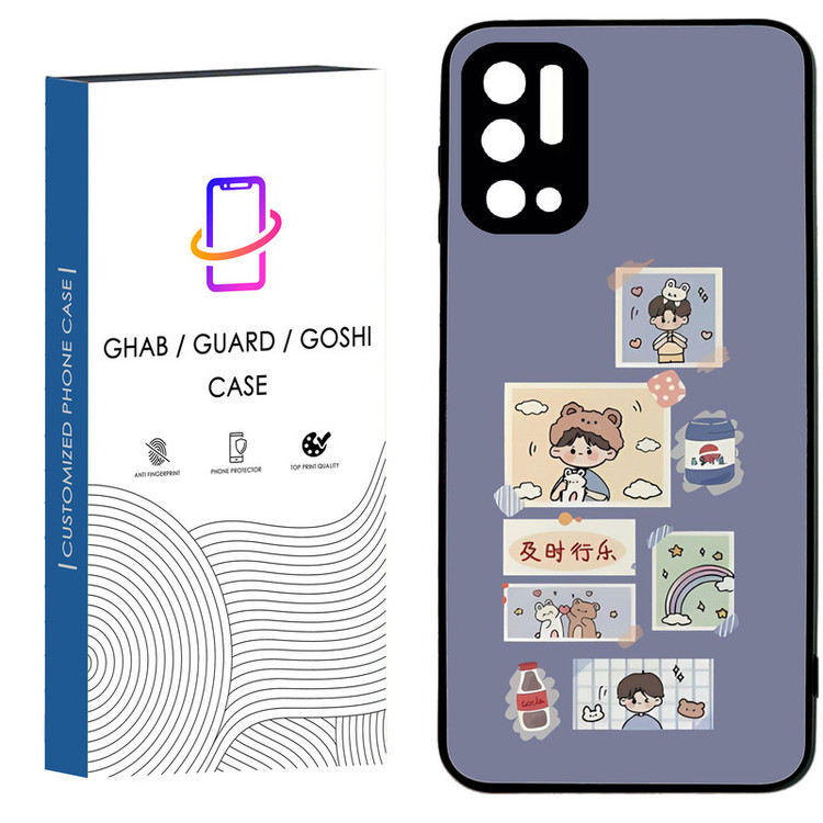 کاور قاب گارد گوشی طرح دخترانه کد 61 - TPU مناسب برای گوشی موبایل شیائومی Redmi Note 10 5G