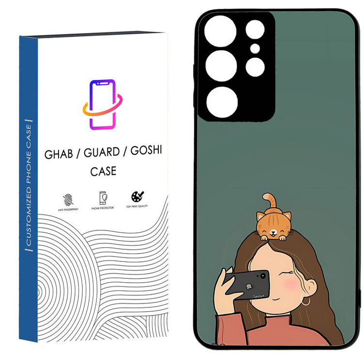 کاور قاب گارد گوشی طرح دخترانه کد 68 - TPU مناسب برای گوشی موبایل سامسونگ Galaxy S21 Ultra / S20 Ultra