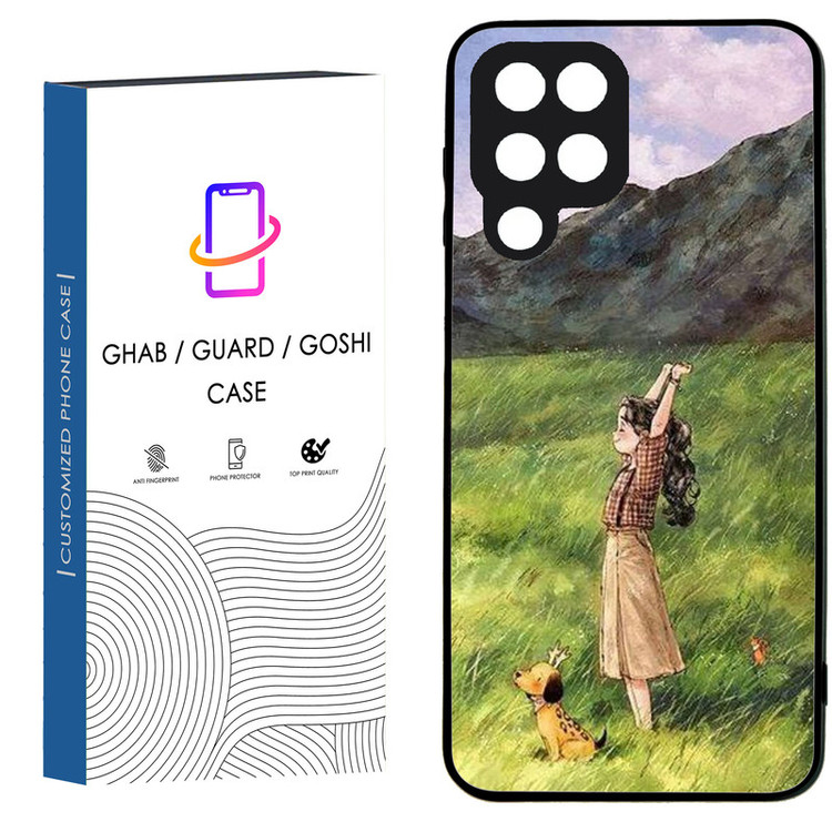 کاور قاب گارد گوشی طرح دخترانه کد 33 - TPU مناسب برای گوشی موبایل سامسونگ Galaxy A22 4G