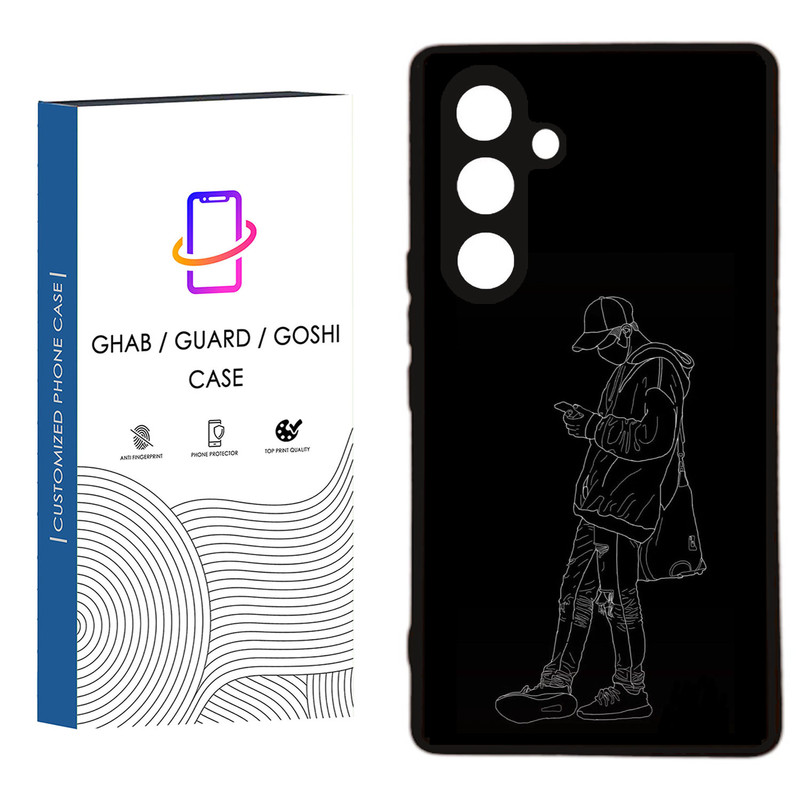 کاور قاب گارد گوشی طرح پسرانه کد 84 - TPU مناسب برای گوشی موبایل  سامسونگ Galaxy A54