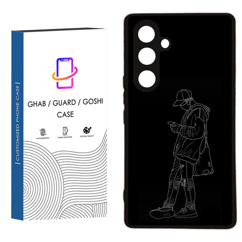 کاور قاب گارد گوشی طرح پسرانه کد 84 - TPU مناسب برای گوشی موبایل سامسونگ Galaxy A54