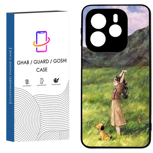 کاور قاب گارد گوشی طرح دخترانه کد 22 - TPU مناسب برای گوشی موبایل شیائومی Redmi Note 14 4G