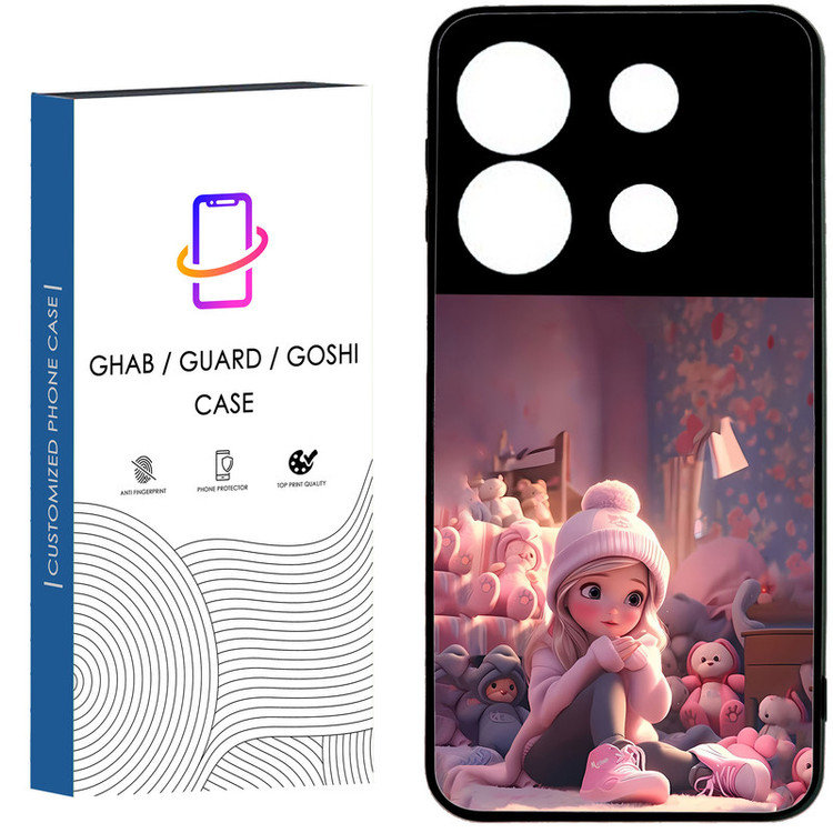 کاور قاب گارد گوشی طرح دخترانه کد 77- TPU مناسب برای گوشی موبایل شیائومی Redmi Note 13 Pro 5G / Poco X6 5G