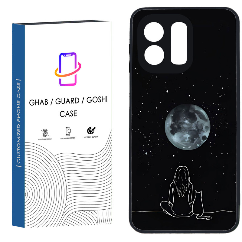 کاور قاب گارد گوشی طرح دخترانه کد 57 - TPU مناسب برای گوشی موبایل شیائومی Redmi Note 12 4G